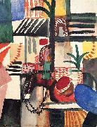 August Macke Mann mit Esel oil painting artist